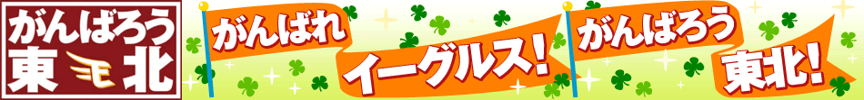 がんばれイーグルス!がんばろう東北!