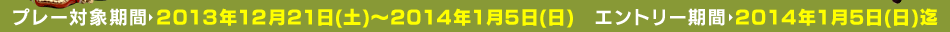 ץ졼оݴ֡2013ǯ1221ڡˡ2014ǯ15ˡȥ꡼մ֡2014ǯ15ˤޤ