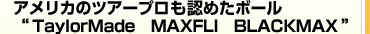 ꥫΥĥץǧ᤿ܡTaylorMadeMAXFLIBLACKMAX