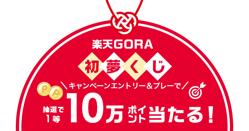 楽天gora初夢くじ 楽天gora